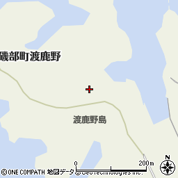 渡鹿野島周辺の地図