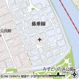 広島県広島市佐伯区藤垂園周辺の地図