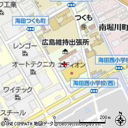 広島県安芸郡海田町南つくも町13-35周辺の地図