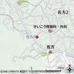 広島県廿日市市佐方572周辺の地図
