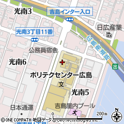 高齢・障害・求職者雇用支援機構広島職業訓練支援センター（独立行政法人）　訓練課周辺の地図