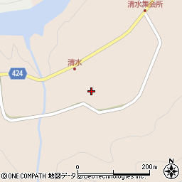 三重県多気郡大台町清滝645周辺の地図