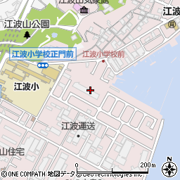 江波南第一公園周辺の地図