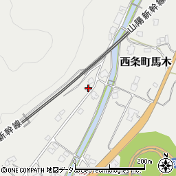 広島県東広島市西条町馬木1391周辺の地図