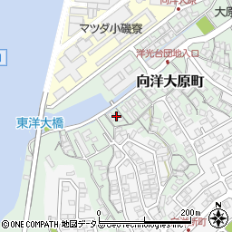 広島県広島市南区向洋大原町17周辺の地図