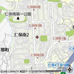 広島県広島市南区仁保南周辺の地図