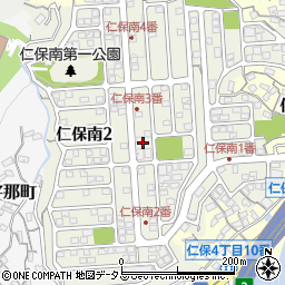 広島県広島市南区仁保南周辺の地図