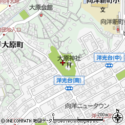 広島県広島市南区向洋大原町37周辺の地図