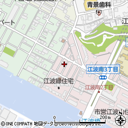 広島県広島市中区江波南3丁目周辺の地図