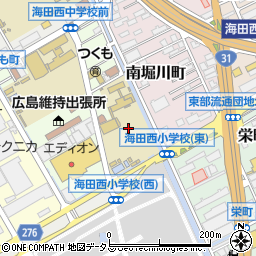 広島県安芸郡海田町南つくも町12周辺の地図