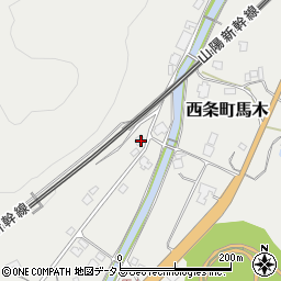 広島県東広島市西条町馬木1390周辺の地図