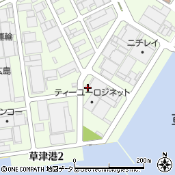 中央冷蔵株式会社　本社周辺の地図