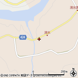 三重県多気郡大台町清滝677周辺の地図