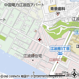 広島県広島市中区江波南3丁目5周辺の地図