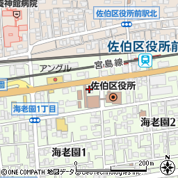 広島市農業協同組合海老支店周辺の地図