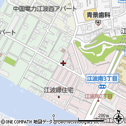 横山理容院周辺の地図