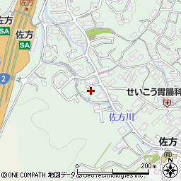 広島県廿日市市佐方周辺の地図