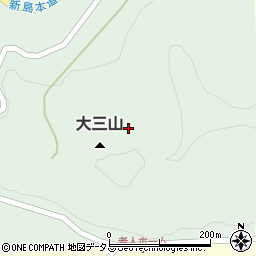 東京都新島村大三山周辺の地図