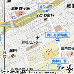 広島県安芸郡海田町日の出町周辺の地図