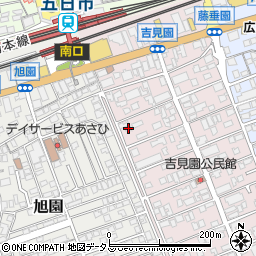 広島県広島市佐伯区吉見園6-21周辺の地図