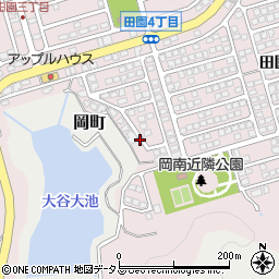 奈良県五條市田園4丁目46周辺の地図