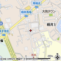 城商店周辺の地図