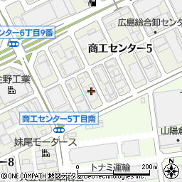 広島県広島市西区商工センター5丁目9周辺の地図