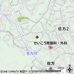 広島県廿日市市佐方587周辺の地図