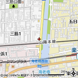 中国新聞　五日市西販売所周辺の地図