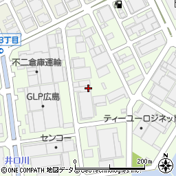 広島県広島市西区草津港2丁目周辺の地図