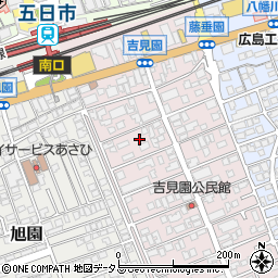 広島県広島市佐伯区吉見園6-28周辺の地図