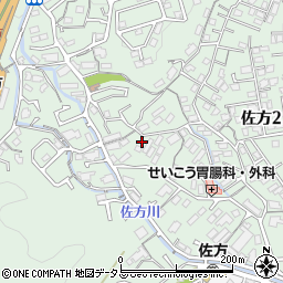 広島県廿日市市佐方594-17周辺の地図