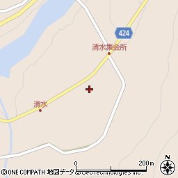三重県多気郡大台町清滝581周辺の地図