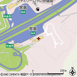 山陽自動車道宮島サービスエリア下り線インフォメーション周辺の地図