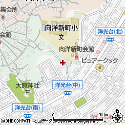 広島県広島市南区向洋大原町43周辺の地図