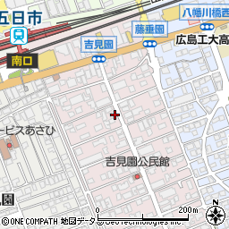広島県広島市佐伯区吉見園6-3周辺の地図