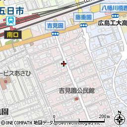 広島県広島市佐伯区吉見園6-2周辺の地図