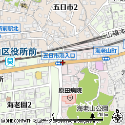 塩屋神社入口周辺の地図