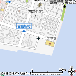 広島県広島市中区吉島新町周辺の地図