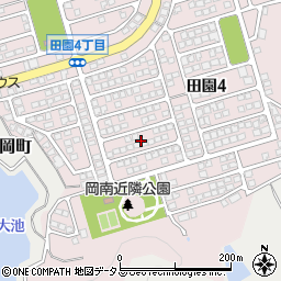 奈良県五條市田園4丁目42周辺の地図