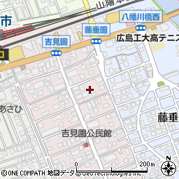 広島県広島市佐伯区吉見園7周辺の地図
