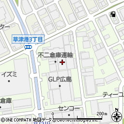 不二倉庫運輸株式会社　広島営業所周辺の地図
