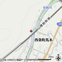 広島県東広島市西条町馬木2450周辺の地図