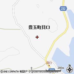 長崎県対馬市豊玉町貝口108周辺の地図