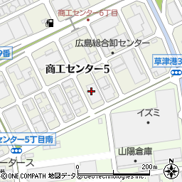 広島県広島市西区商工センター5丁目12周辺の地図