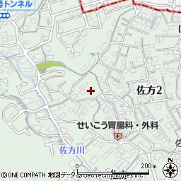 広島県廿日市市佐方603-2周辺の地図