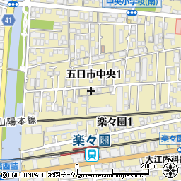 広島県広島市佐伯区五日市中央1丁目18-14周辺の地図