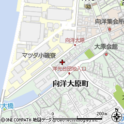 広島県広島市南区向洋大原町11周辺の地図