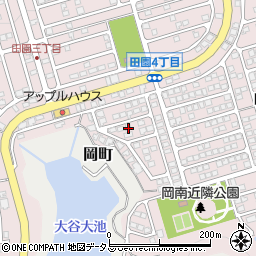 奈良県五條市田園4丁目48周辺の地図