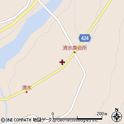 三重県多気郡大台町清滝577周辺の地図